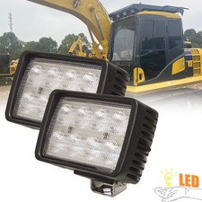 2x LED Front/Rear Flood Light Fit Komatsu Crawler Excavator P130 P180 P200 P240