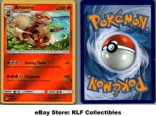 2017 Pokemon, Sun & Moon Base, #22/149 Arcanine, Reverse Holo Rare
