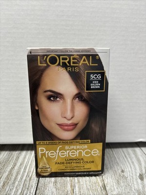 L'Oréal Paris Superior Preference Permanent Hair Color - 5CG Iced Golden Brown