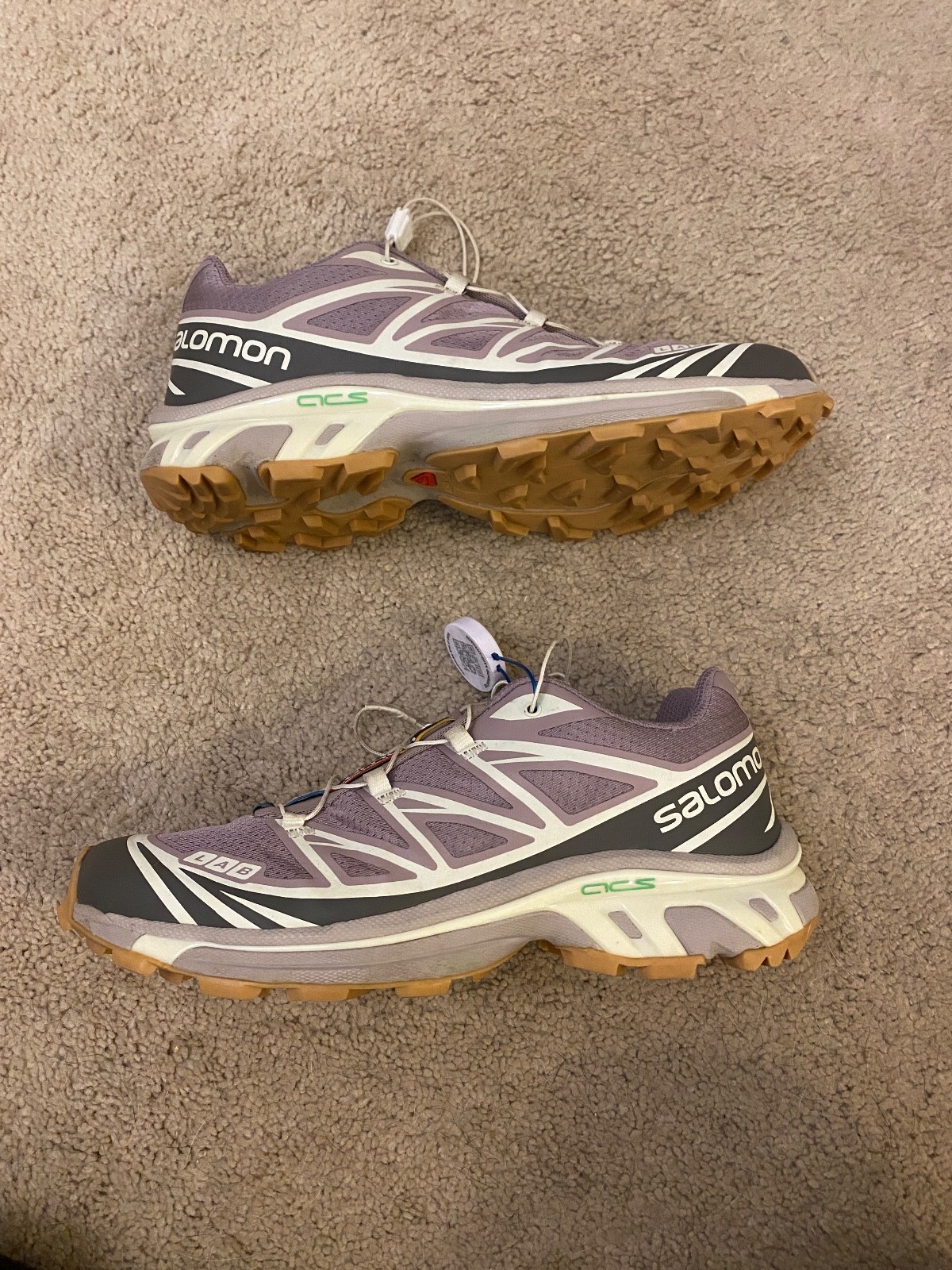 Salomon XT-6 Quail Plum Kitten S-Lab Unisex Sneakers Rare Clean