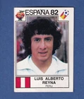 1982 Panini FIFA WC DeÄje novine sticker #83 Luis Alberto Reyna Peru