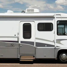 2 PCS RV Window, Vertical Slide Window with Trim Rings for Cargo Trailer 12*24in