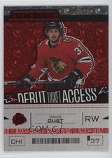 2023 Upper Deck Credentials Debut Ticket Access Red 298/349 David Gust #115 1hz3