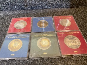 Soviet Union 1989, 1991 Nickel-Cuprum Coins set (8 COINS).