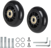 2Tlg Koffer Ersatzrollen 70 X 24 Mm, FüR GepäCk, FüR Trolleys