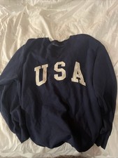 John Galt Brandy Melville White Sweatshirt One Size S USA Pullover