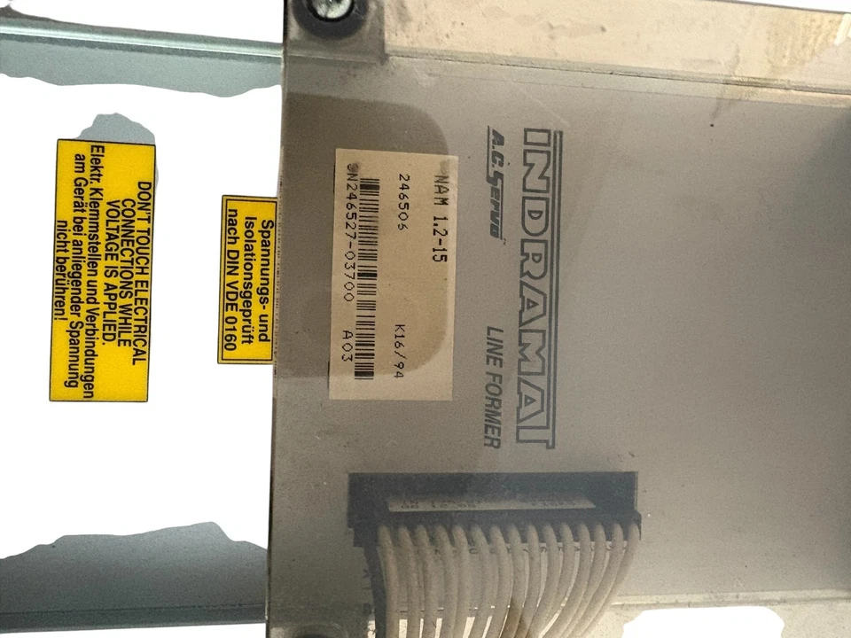 Линейный преобразователь Indramat NAM 1.2-15 — модуль питания 246506 - Изображение 2 из 4