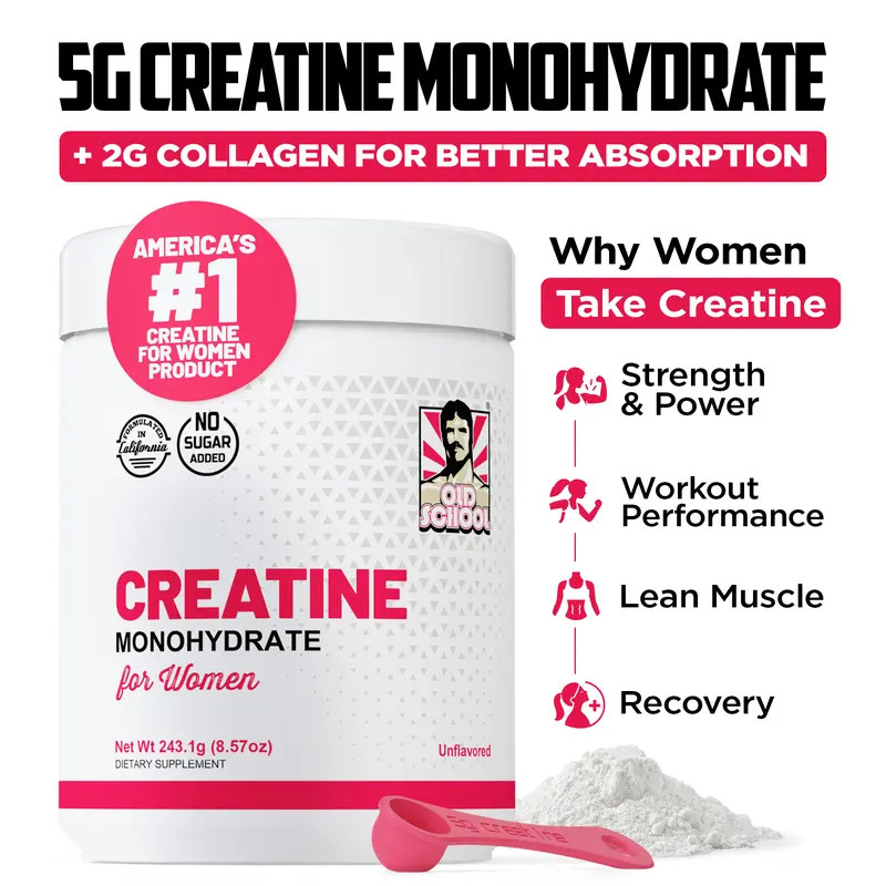 Creatine Monohydrate for Women Collagen BCAA Fitness Powder 3 Pack | eBay