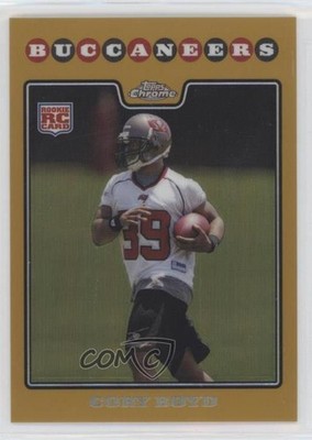 2008 Topps Chrome Gold Refractor 175/199 Cory Boyd #TC194 Rookie RC 00ws