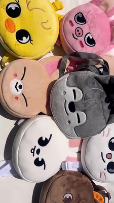 SKZOO Backpack STRAY KIDS Plush Mini Shoulder Bag POP-UP Fan