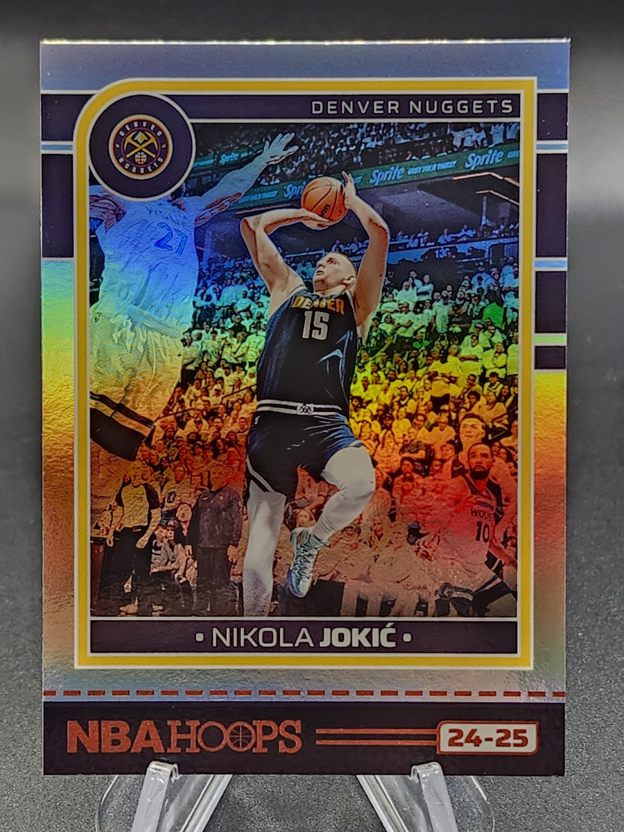 2024-25 NBA Hoops Nikola Jokic #12 Impulse Red Foil SP 2024-25 NBA Hoops Nikola Jokic #12 Impulse Red Foil SP