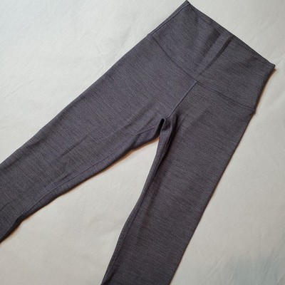Lululemon Women's Size 2 Align Pant II 25'' Heathered Herringbone White Black