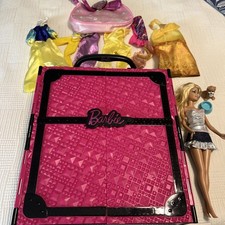 Barbie Case with 2 dolls- accessories and clothes