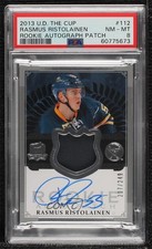 2013 Upper Deck The Cup Rookie /249 Rasmus Ristolainen #112 PSA 8 Patch Auto 0i5