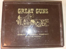 Brown & Bigelow Great Guns Playing Cards Double Deck w/ Brown Box RobERt GASKILL