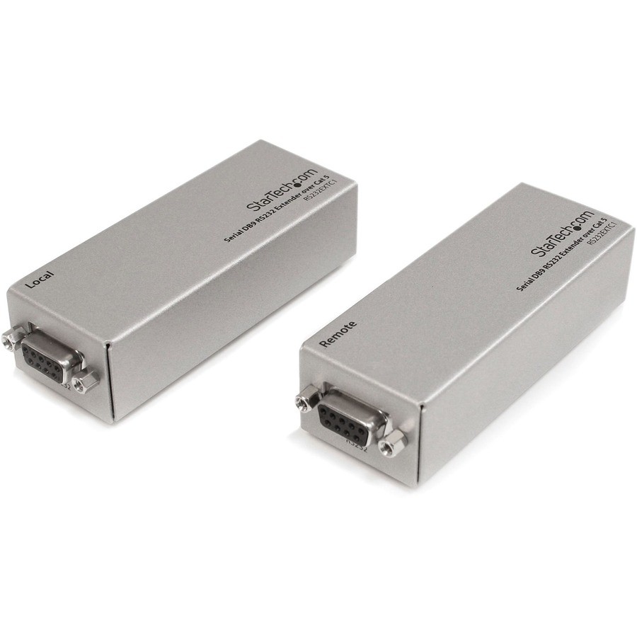 StarTech Serial DB9 RS232 Extender over Cat 5 - Up to 3300 ft (1000 meters)