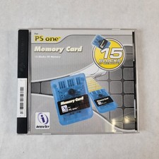 InterAct Memory Card Jewel Case  4 Various Memory Cards Sony Playstation 1 PS1