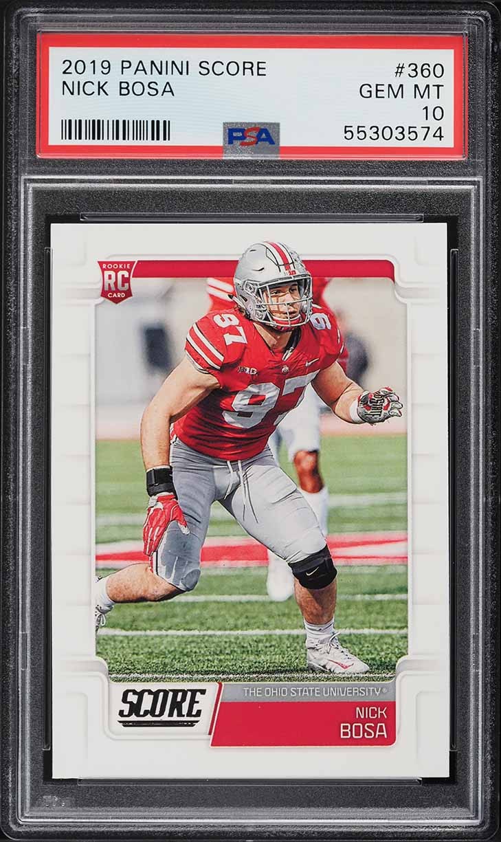 Nick Bosa Panini Score #360 Base