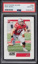 2019 Score Football Nick Bosa ROOKIE #360 PSA 10 GEM MINT