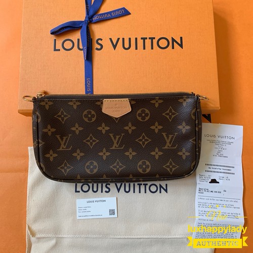 LOUIS VUITTON Multi Pochette Accessoires 10" Large Monogram Shoulder Bag GIFT