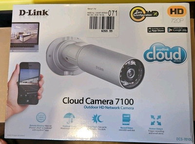 D-Link DCS-7010L HD Network Outdoor Camera  Color  Bullet NIB Sealed $269 Retail