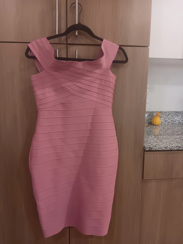 Vestido rosa de spandex para mujer talla M/L - Imagen 1 de 4