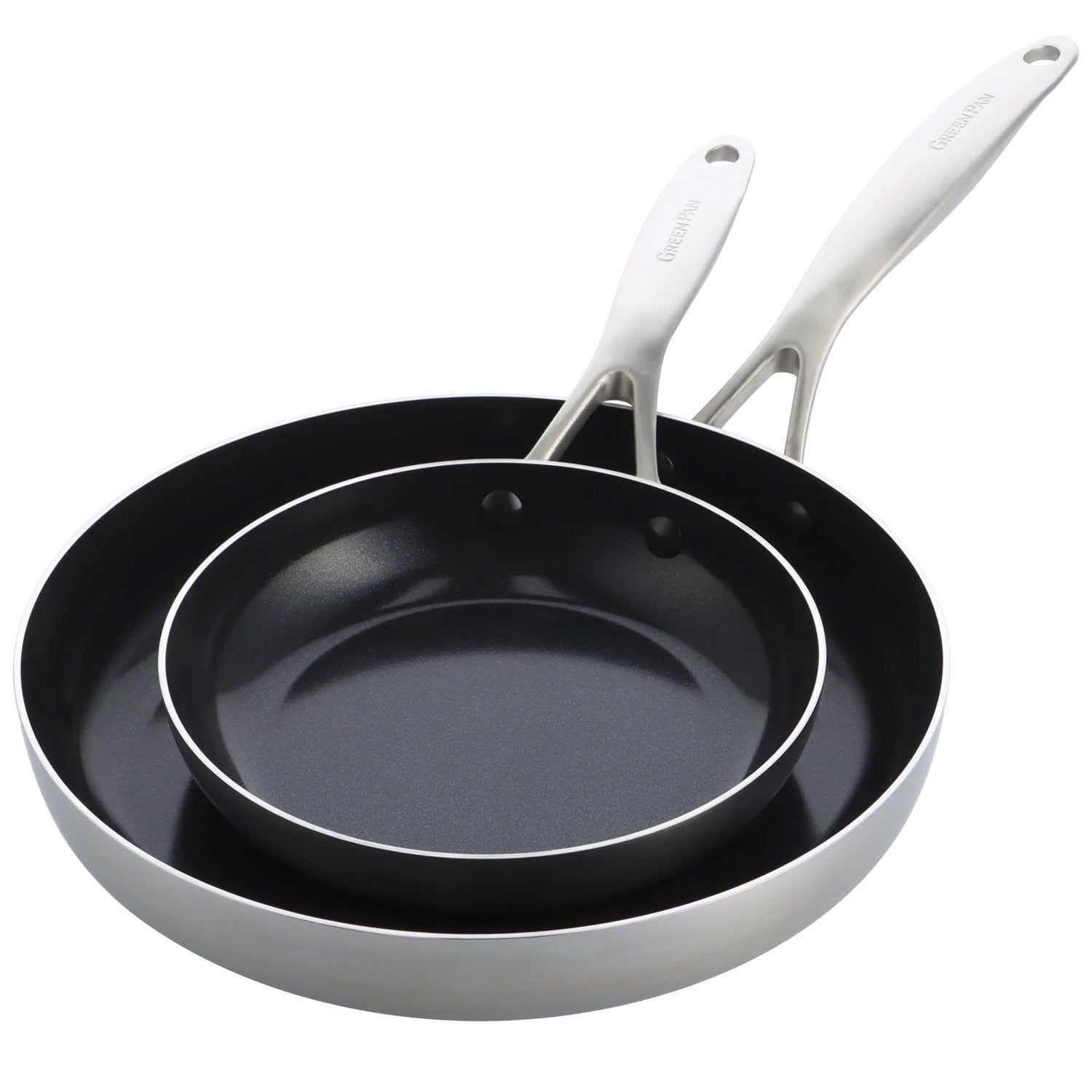 GreenPan Geneva Frypan Set 2 Piece - 20cm & 28cm