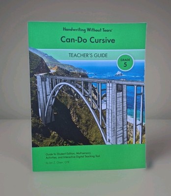 5th Grade Can-Do Cursive Cursive  TEACHER S GUIDE by Jan Z. Olsen, OTR