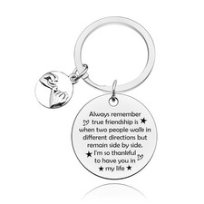 Friendship Gifts for Women Friends Long Distance Friendship Keychain