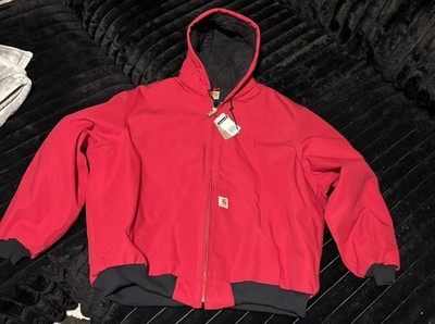 NWT Red J140 Carhartt Active Jacket | eBay