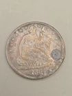 1854 Seated Liberty Silver Half Dollar 50c - Philadelphia Mint