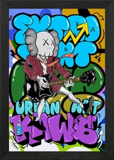 Hype pop art Framed Wall Art Poster Canvas Print Picture