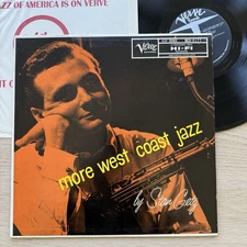 Stan Getz More West Coast Jazz 1958 Clef Series VG+ Mono Vinyl Complete W/Sleeve