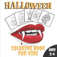 Halloween Malbuch FüR Kinder 2-4 Jahre, KüRbisse, Vampire, Malbuch