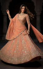 Indian Wedding Lehenga Choli Bollywood Party Bridal Pakistani Ethnic Lengha Wear