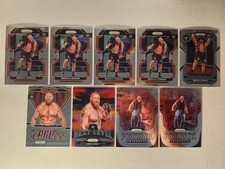 Lot of 9X NM-MT 2022-23 Panini Prizm WWE Brock Lesnar Trading Cards WWF UFC NCAA