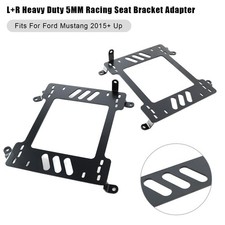 Lr Heavy Duty 5mm Racing Seat Bracket Adapter Fits For Ford Mustang 15-2022 Lr Heavy Duty 5mm Racing Seat Bracket Adapter Fits For Ford Mustang 15-2022
