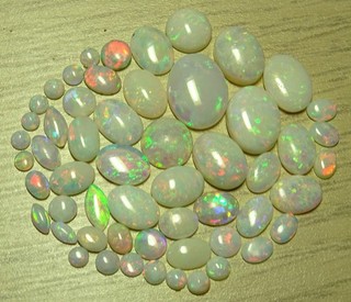 Lote mixto de ópalos australianos naturales 14 25 quilates piedras preciosas sueltas naturales
