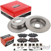 Mapco Bremsscheiben Ø296Mm + BremsbelÄGe Hinten Passend FüR Mercedes Viano Vito