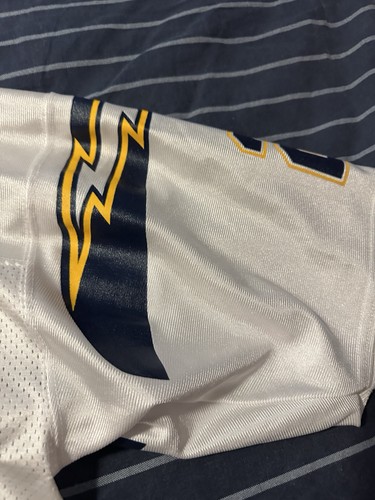 Reebok San Diego Chargers Ladainian Tomlinson Jersey Men’s Medium White Blue - Picture 4 of 7