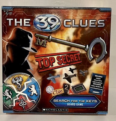 The 39 Clues Search for The Keys Top Secret 2009 University Games Complete