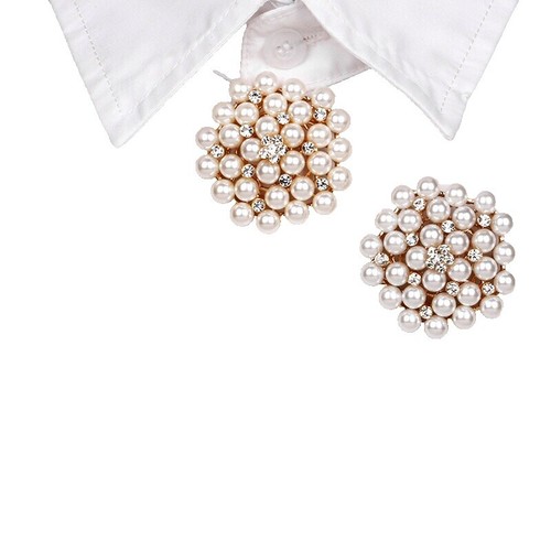 Chanel Coco Mark Logo B24V Brooch GP x rhinestone x imitation