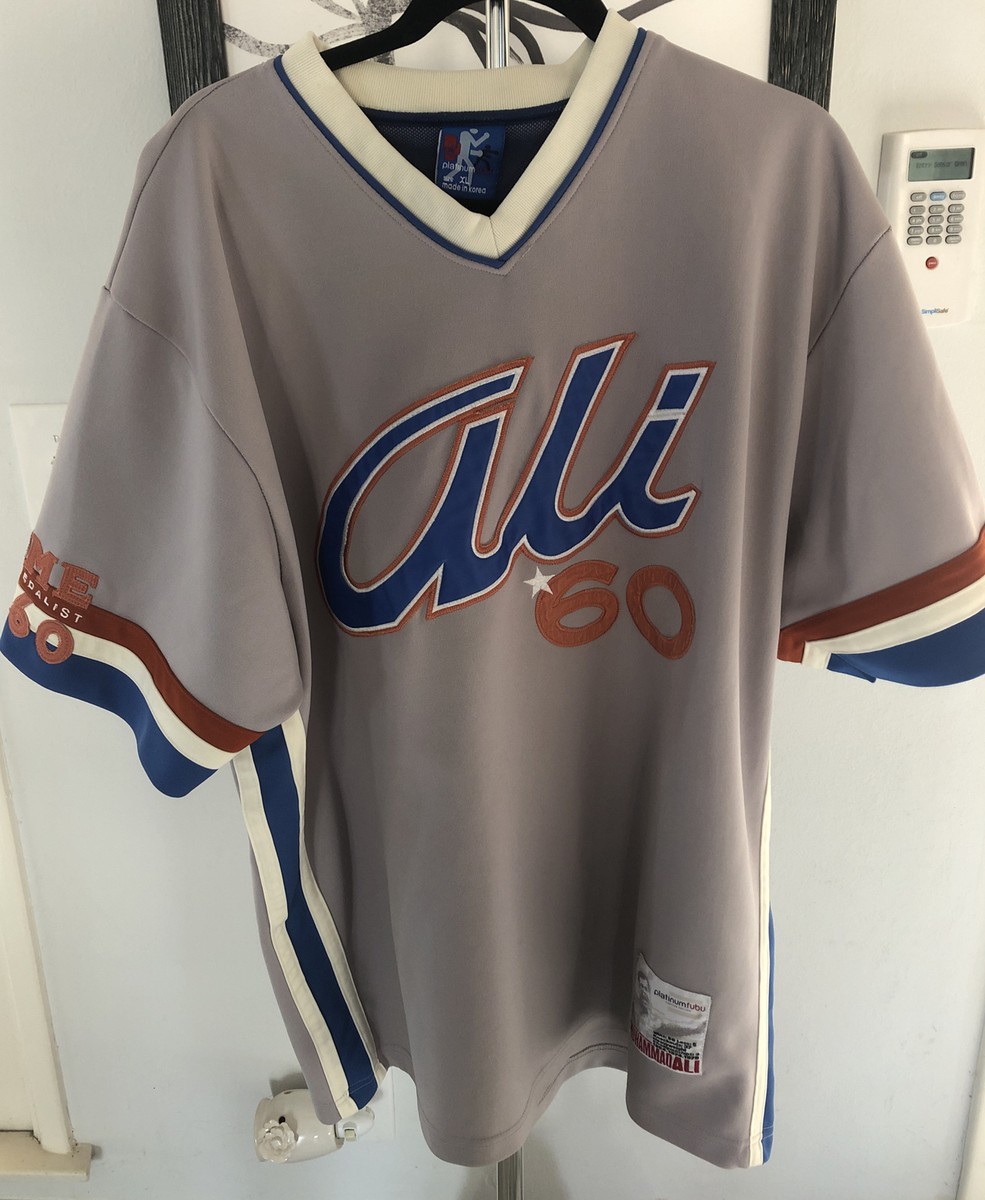 Vintage Platinum FUBU MUHAMMAD ALI #60 Mens Rome Olympics