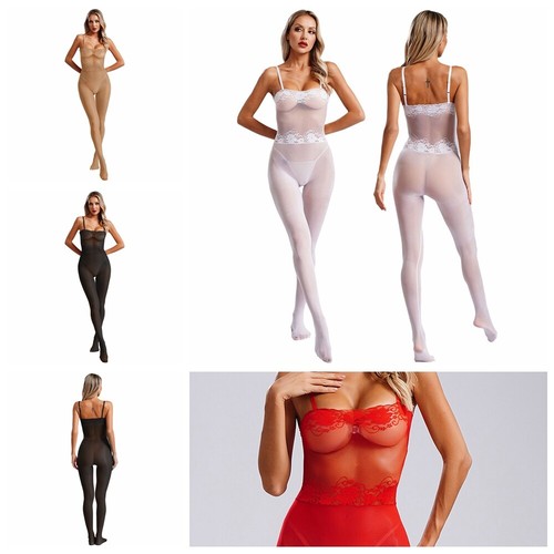 Mujeres Body Juegos con disfraces Leotardo Ropa Interior Mono Lencería Ropa de dormir Criada Apretado - Imagen 3 de 46