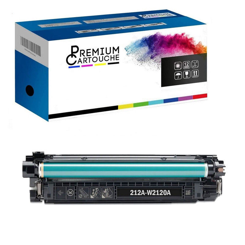 Toner noir 212A W2120A pour imprimer des textes nets au bureau