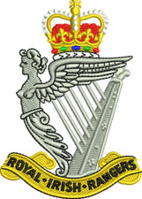 Royal Irish Rangers Embroidered Badge