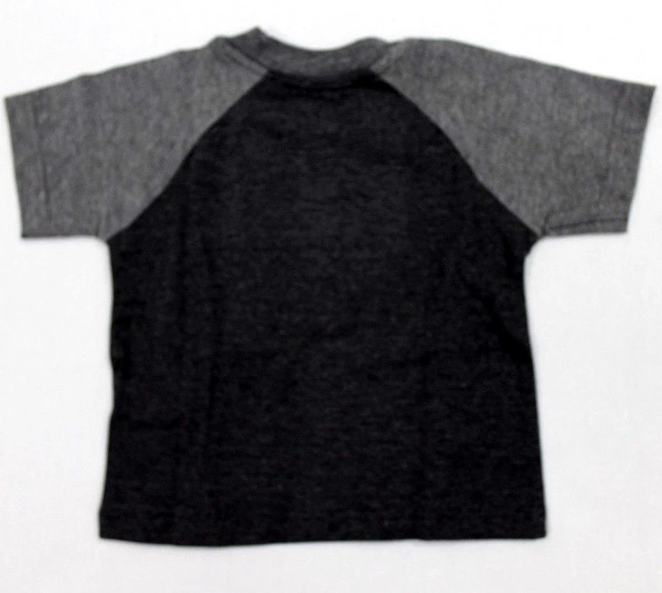 DC Comics Batman Niños Manga Corta Terciopelo Logo Gris Talla 12M Foto 3 de 3