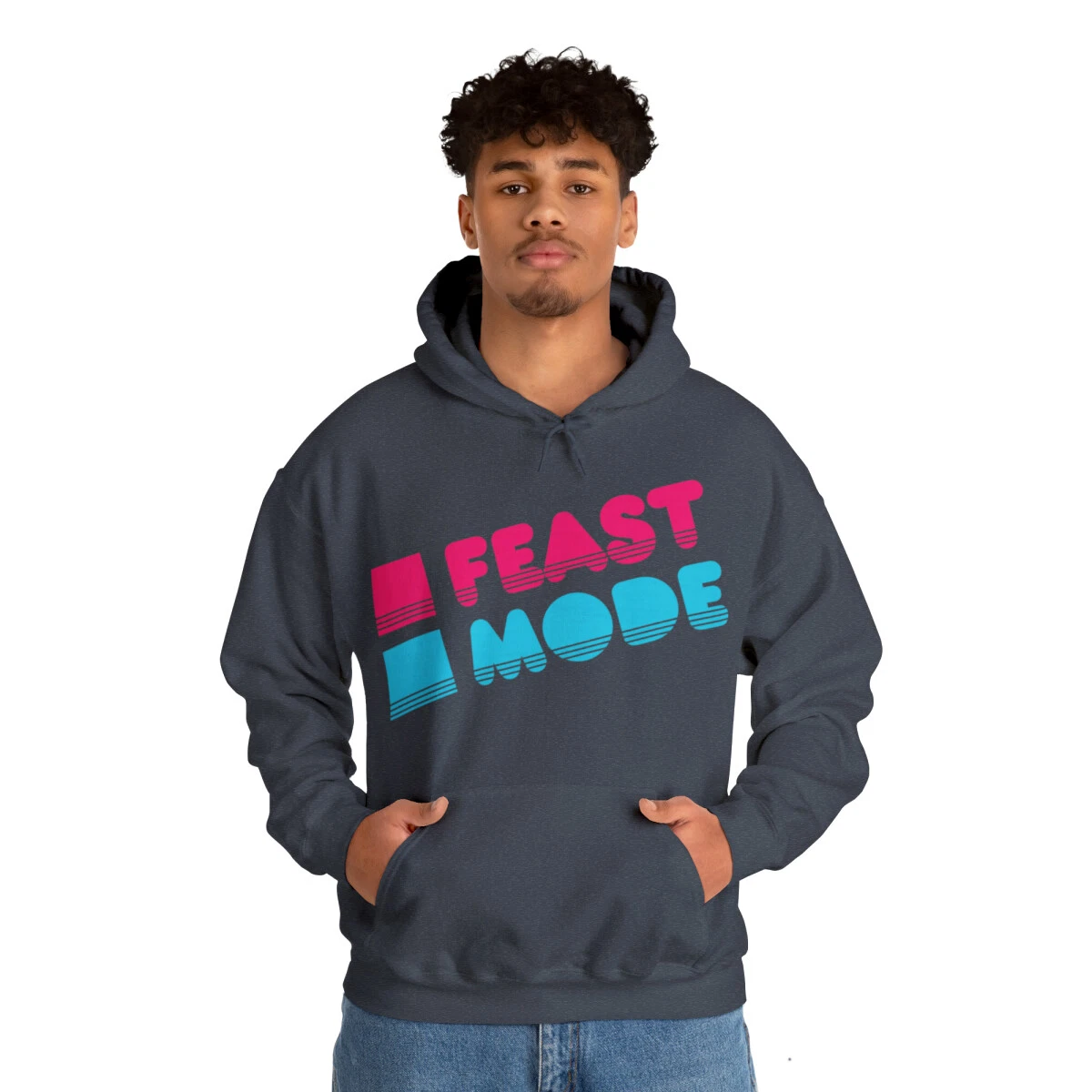 Retro Feast Mode Thanksgiving Graphic Hoodie