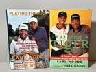 Tiger Woods Books Lot Playing Through/ Training A Tiger Hardcover