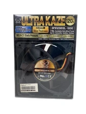 Ultra Kaze 120mm Cooling Fan #DFS123812H, 1000rpm, 3 pin 4 pin